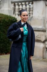 ANNA SHAFFER Arrives at Roksanda Show at London Fashion Week 02/21/2022