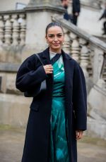 ANNA SHAFFER Arrives at Roksanda Show at London Fashion Week 02/21/2022