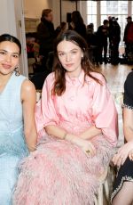 ANNA SHAFFER at Huishan Zhang Show at London Fashion Week 02/19/2022
