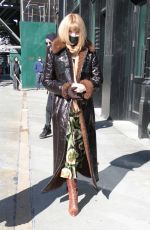 ANNA WINTOUR Arrives at Carolina Herrera Fashion Show in New York 02/14/2022