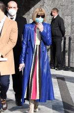 ANNA WINTOUR Arrives at Max Mara Fashion Show in Milan 02/24/2022