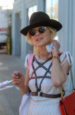 ANNE HECHE Out with a Friend in Beverly Hills 02/14/2022