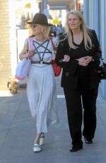 ANNE HECHE Out with a Friend in Beverly Hills 02/14/2022