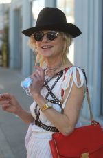 ANNE HECHE Out with a Friend in Beverly Hills 02/14/2022