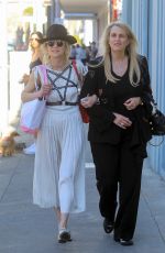ANNE HECHE Out with a Friend in Beverly Hills 02/14/2022