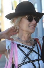 ANNE HECHE Out with a Friend in Beverly Hills 02/14/2022