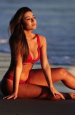 ANNESSA in Bikini at a Beach Photoshoot in Malibu 02/09/2022
