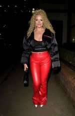 APOLLONIA LLEWELLYN Leaves Wings Restaurant in Manchester 02/18/2022