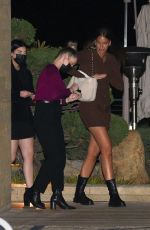 APRIL LOVE GEARY Out for Dinner with Friends at Nobu in Malibu 02/09/2022