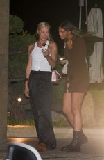 APRIL LOVE GEARY Out for Dinner with Friends at Nobu in Malibu 02/09/2022