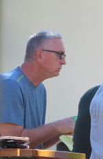APRIL LOVE GEARY Out for Smoothie and Conversation with a Friend in Malibu 02/07/2022