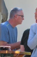 APRIL LOVE GEARY Out for Smoothie and Conversation with a Friend in Malibu 02/07/2022