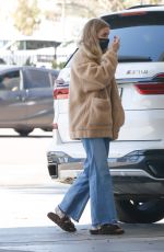 ASHLEE SIMPSON at a Gas Station in Los Angeles 02/27/2022