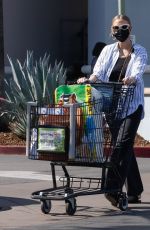 ASHLEE SIMPSON Out Shopping at Grocery Store in Los Angeles 02/16/2022