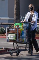 ASHLEE SIMPSON Out Shopping at Grocery Store in Los Angeles 02/16/2022