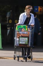 ASHLEE SIMPSON Out Shopping at Grocery Store in Los Angeles 02/16/2022