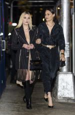 ASHLEY BENSON and LISA SPIRITUS Out for Dinner in New York 02/17/2022
