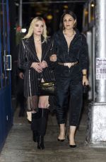ASHLEY BENSON and LISA SPIRITUS Out for Dinner in New York 02/17/2022