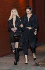 ASHLEY BENSON and LISA SPIRITUS Out for Dinner in New York 02/17/2022