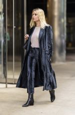 ASHLEY BENSON Heading to a Meeting in New York 02/17/2022