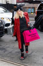 ASHLEY BENSON Out and About in New York 02/18/2022