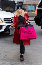 ASHLEY BENSON Out and About in New York 02/18/2022