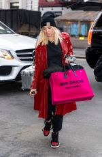ASHLEY BENSON Out and About in New York 02/18/2022