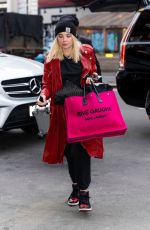 ASHLEY BENSON Out and About in New York 02/18/2022