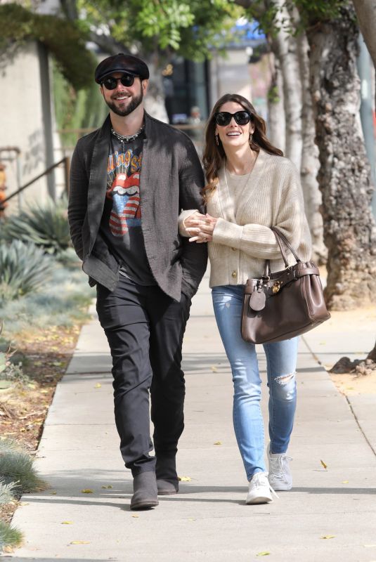 ASHLEY GREENE and Paul Khoury Out oin Ashley’s 35th Birthday in Pasadena 02/21/2022