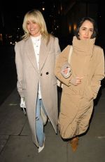 ASHLEY ROBERTS and JANETTE MANRARA Night Out in London 02/24/2022