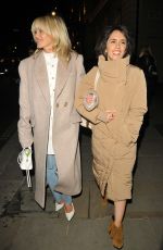 ASHLEY ROBERTS and JANETTE MANRARA Night Out in London 02/24/2022