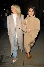 ASHLEY ROBERTS and JANETTE MANRARA Night Out in London 02/24/2022