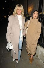 ASHLEY ROBERTS and JANETTE MANRARA Night Out in London 02/24/2022