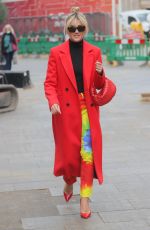ASHLEY ROBERTS at Heart Radio in London 02/02/2022