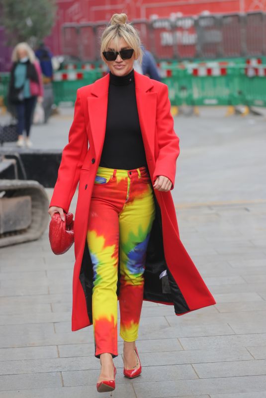 ASHLEY ROBERTS at Heart Radio in London 02/02/2022