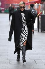 ASHLEY ROBERTS at Heart Radio in London 02/03/2022
