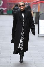 ASHLEY ROBERTS at Heart Radio in London 02/03/2022