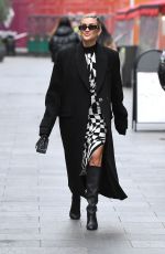 ASHLEY ROBERTS at Heart Radio in London 02/03/2022