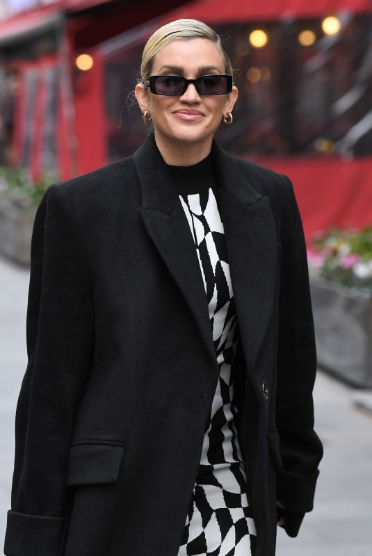ASHLEY ROBERTS at Heart Radio in London 02/03/2022