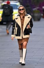 ASHLEY ROBERTS at Heart Radio in London 02/08/2022