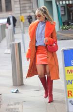 ASHLEY ROBERTS Leabes Heart Radio in London 02/21/2022