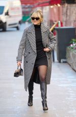 ASHLEY ROBERTS Leaves Global Radio Studio in London 02/11/2022