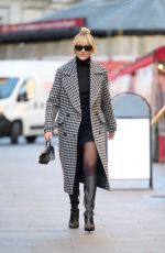 ASHLEY ROBERTS Leaves Global Radio Studio in London 02/11/2022