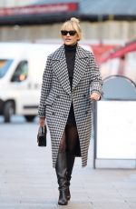 ASHLEY ROBERTS Leaves Global Radio Studio in London 02/11/2022