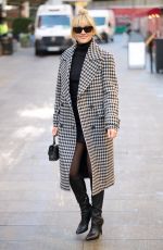 ASHLEY ROBERTS Leaves Global Radio Studio in London 02/11/2022
