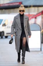 ASHLEY ROBERTS Leaves Global Radio Studio in London 02/11/2022