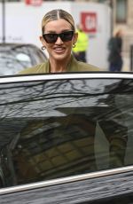 ASHLEY ROBERTS Leaves Global Studios in London 02/22/2022