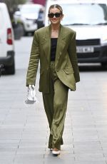 ASHLEY ROBERTS Leaves Global Studios in London 02/22/2022