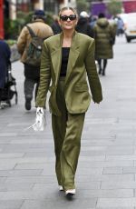ASHLEY ROBERTS Leaves Global Studios in London 02/22/2022