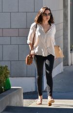 AUBREY PLAZA Heading to a Meeting in Los Angeles 02/13/2022